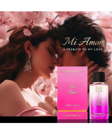 Bergamot_Beaute MI AMOR Pure Parfum | Pear Rose & Cashmere | 12+ Hrs Long Lasting Perfume for Women | Higher Concentration than Eau De Parfum 100ML - Buy Online on GoSupps.com