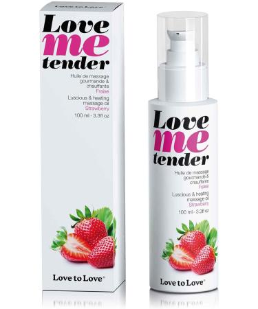 LOVE TO LOVE Love Me Tender Strawberry Massage Oil 100ml | Warm & Enjoyable Sensation - Shop Now - Buy Online on GoSupps.com