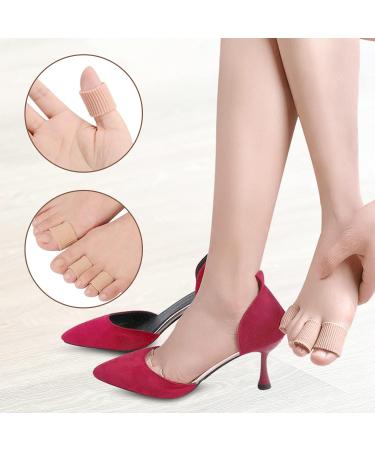 Obidodi 5pcs Cuttable Toe Cushions - Elastic Fabric with Silicone Gel Lining - Toe Sleeve Protectors for Pain Relief - Corns, Blisters, Calluses - S Diameter 1.5CM - Buy Online on GoSupps.com