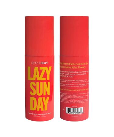 Lazy Sunday Pheromone Body Mist Perfume - Women Cologne & Fragrances - Body Spray with Notes of Citrus Accord Orange Blossoms and Luscious William Pear - 3.35 floz 99 mL - Buy Online on GoSupps.com