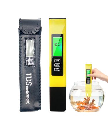 TDS Digital Water Tester | Drinking Water Tester | TDS Meter Digital Water Tester Professional Water Testing Pen for Drinking Water Swimming Pool Yellow