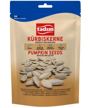 TADIM pumpkin seeds | Roasted and salted | 10 packs in a box (10 x 120 g)
