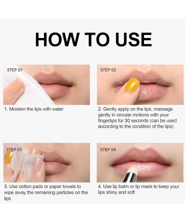 Revitalize Your Lips: Nourishing Lip Peeling Tool - 20g x 4PCs for Dead Skin Removal - Buy Online on GoSupps.com