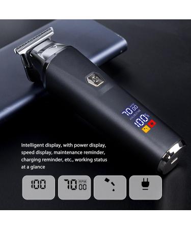Electric Hair Trimmer USB Charging Electric Hair Trimmer Hair Styling Kit LCD Display Powerful Motor Low Noise Electric Hair Trimmer for Hair Salon - Buy Online on GoSupps.com