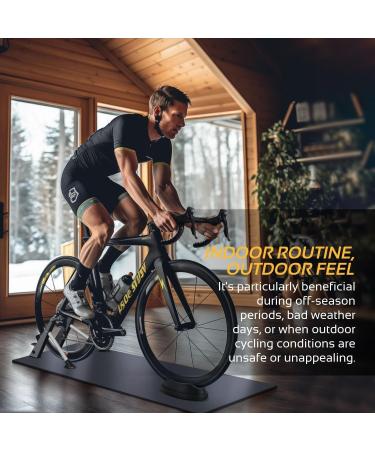 Flexziion Front Wheel Support for Bicycle Trainer - Indoor Cycling Accessory Stable Plastic Riser Block in Black - Buy Online on GoSupps.com