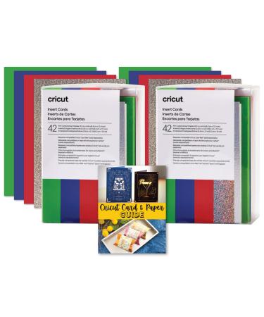 Cricut Insert Cards Double R10 Rainbow Scales Sampler Bundle DIY Cardstock Crafts with Joy, Explore or Maker, No Glue - Small Note Card, Birthday Messages, Party Invitations, Thank-Yous, Congrats