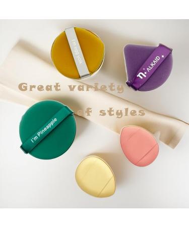 OHYER 10 Pieces Beauty Sponge Makeup Sponge Super Soft Double Sided Wet and Dry Finger Powder Puff Powder Puff Powder Puff Triangular Washable Mini - Buy Online on GoSupps.com