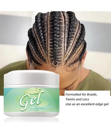 VolksRose Braid Gel - Extreme Hold for Cornrows Locs & Twists | Smooths Frizz & Provides High Shine | 8.8oz Green - Buy Online on GoSupps.com