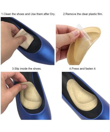 CAREOR Plantar Fasciitis Insoles for Men & Women - 2 Pairs Cushioned Arch Support & Shock Absorption for Heel Spurs & Foot Pain Relief - Buy Online on GoSupps.com