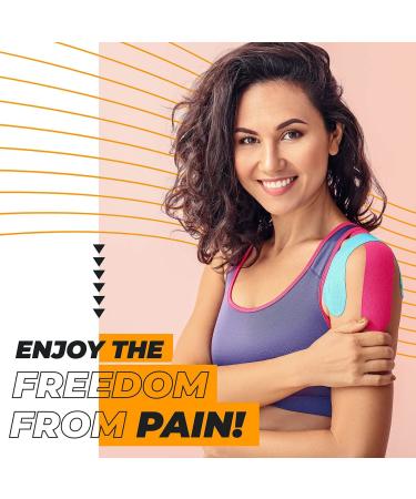 Sparthos Kinesiology Tape - Incredible Support for Athletic Sports and Recovery - Free Kinesiology Taping Guide! - Uncut 2 inch x 16.4 feet Roll A) Desert Beige + Free Taping Guide - Buy Online on GoSupps.com