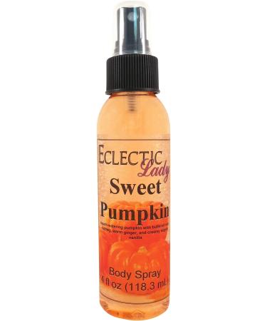Sweet Pumpkin Body Spray 4 ounces Body Mist for Women with Clean Light & Gentle Fragrance Long Lasting Perfume with Comforting Scent for Men & Women Cologne with Soft Subtle Aroma For Daily Use