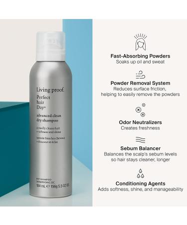 Living Proof Perfect Hair Day Advanced Clean Dry Shampoo 5.5 oz for Women and Men - Buy Online on GoSupps.com