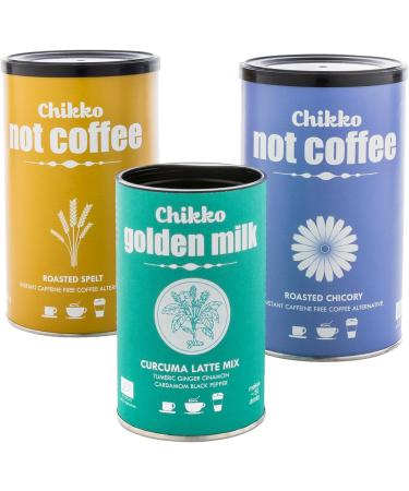 Chikko Not Coffee Organic Roasted Chicory Coffee 6x 150gr - Instant Nocaf Coffee - Decaf Alternative - Chemical-Free - 100% European Product - Buy Online on GoSupps.com