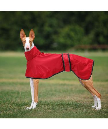 Buy Geyecete Waterproof Greyhound & Whippet Jacket - Reflective Adaptable XL Red (66-69cm) | International Shipping - Buy Online on GoSupps.com