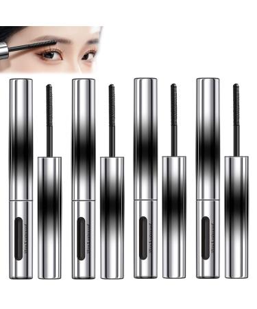 Metal Mascara Bristleless Mascara Bristleless Metal Mascara Metal Mascara Wand Flatter Peach Metal Mascara Waterproof Long Lasting Extensions Metal Mascara Washable Metal Mascara Applicator (4Pcs)