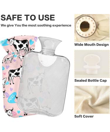 NAANLE Caroon Couscous Water Bottle 2L - Large Hot Water Bottle for Bed Hand & Feet Warmer Pain Relief & Heat Therapy - Buy Online on GoSupps.com