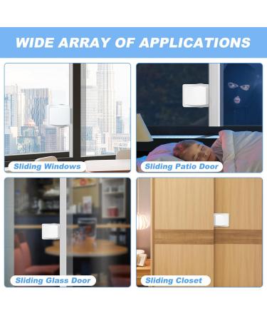 Vicloon Child Locking Sliding Door Locks - 2 Pack No Drill Safety Locks for Windows & Closets - Buy Online on GoSupps.com