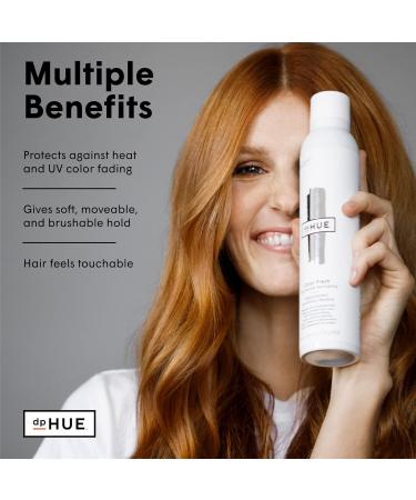 dpHUE Color Fresh Touchable Hairspray - 8 oz - Provides Heat & Humidity Protection - Soft Non-Sticky Hold - Color Safe - For All Hair Types - Buy Online on GoSupps.com