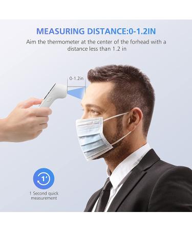 Comfier Touchless Forehead Thermometer - Fast & Accurate Infrared Digital Thermometer for Adults, Kids & Babies - Buy Online on GoSupps.com