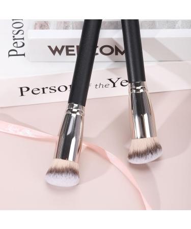 Premium Vegan Foundation Brush for Flawless Liquid Makeup - Ideal for Cream Powder and Contouring - Buy Online on GoSupps.com