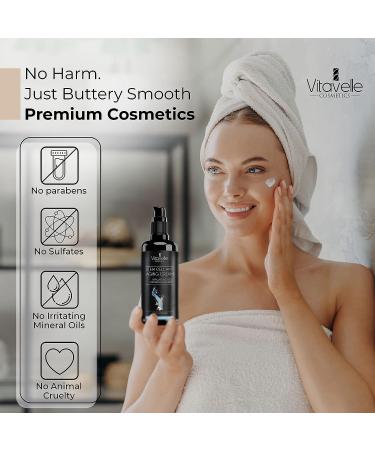 VITAVELLE Stem Cell Beauty Face Cream with Hyaluronic Acid and Shea Butter - Wrinkle Cream for Smooth, Hydrated Skin - Buy Online on GoSupps.com
