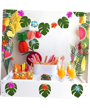 LIFKICH Personalized Gift 36 Pcs Fake Monstera Leaves Artificial Plants Home Decoration Supplies Simulation Green Turtle Leaves Artificial Leaves Household Personalised Gifts - Buy Online on GoSupps.com