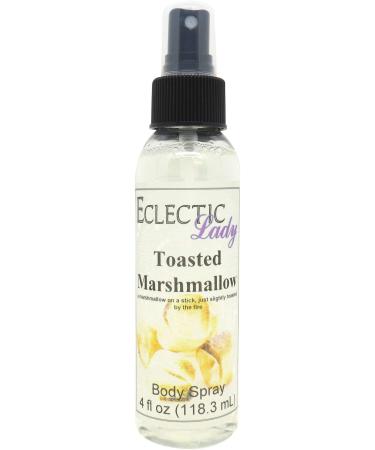 Toasted Marshmallow Body Spray Body Mist for Women with Clean Light & Gentle Fragrance Long Lasting Perfume with Comforting Scent for Men & Women Cologne with Soft Subtle Aroma For Daily Use Regular Strength 4 Fl Oz (Pack of 1)