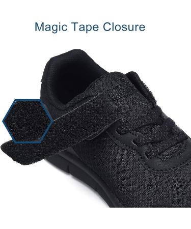 Nihaoya Kids Sports Sneakers - Black, Size 7.5 Toddler | Running/Walking Shoes for Boys and Girls - Buy Online on GoSupps.com