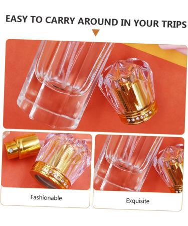 Beatifufu 1pc Perfume Bottle Skin Care Container Cosmetic Travel Containers Travel Essential Oil Container Refillable Portable Scent Spray Bottle Mini Spray Bottle Perfume Holder Glass - Buy Online on GoSupps.com