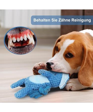 Tonyfy Dog Toys - Squeaky Plush Elephant & Interactive Rope Toy for Small & Medium Dogs - Ideal for Playtime & Puppies - Buy Online on GoSupps.com