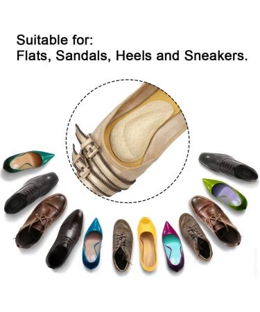 CAREOR Plantar Fasciitis Insoles for Men & Women - 2 Pairs Cushioned Arch Support & Shock Absorption for Heel Spurs & Foot Pain Relief - Buy Online on GoSupps.com