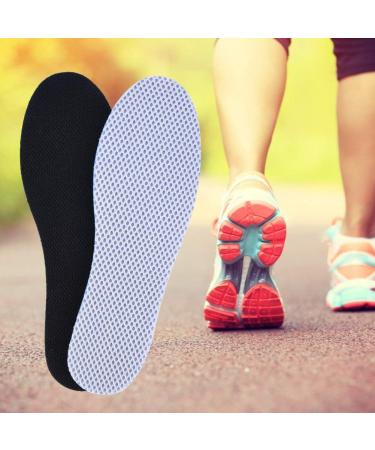 Dual Side Breathable Sponge Shoes Insole - Comfortable Sneaker Insert Cushion in Gray (35-36) for Ultimate Foot Comfort - Buy Online on GoSupps.com
