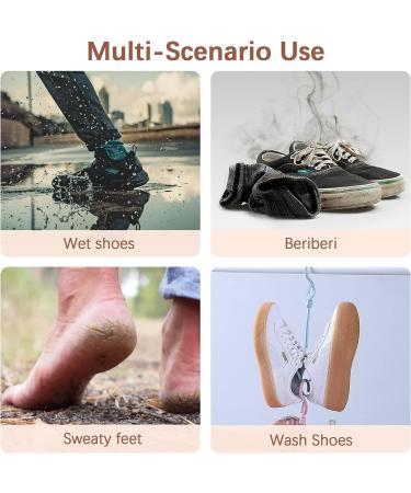 Portable Electric Boot Dryer with Heat Switch & Timer - Quick Drying for Boots, Shoes, Gloves, Hats - Black - Buy Online on GoSupps.com