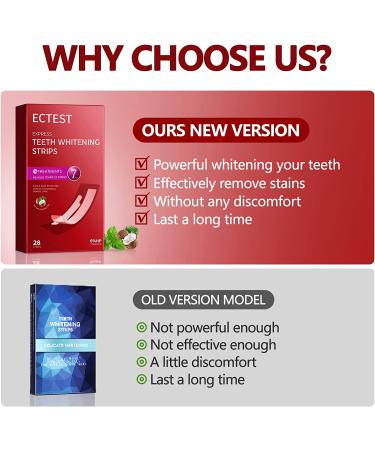 Professional Teeth Whitening Strips - 14 Treatments for Sensitive Teeth - Buy Online on GoSupps.com