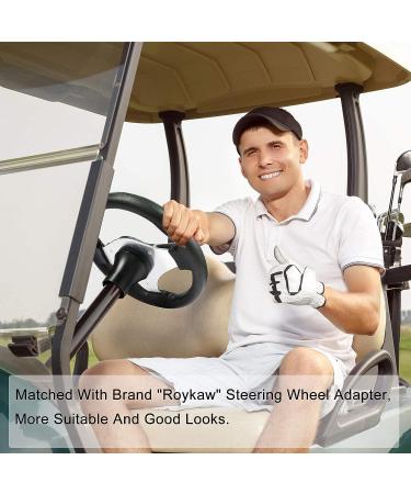 Roykaw Golf Cart Steering Wheel Hub Adapter - EZGO Club Car Yamaha Style 2 (Black) - Buy Online on GoSupps.com