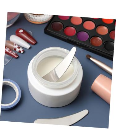 Healeved 4 Pcs Cosmetic Spatula Mini Makeup Spatula Rod Eye Cream Spatula Face Spatula Spoon Stainless Steel 1 g (Pack of 1) As Shownx2pcs - Buy Online on GoSupps.com