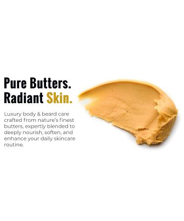 Shea Beck Body Butter Pure & Natural Whipped Body Butter with Shea Cocoa & Mango Butters + Jojoba Avocado & Sweet Almond Oils | Skin & Beard Care (Oatmeal Milk and Honey) - Buy Online on GoSupps.com