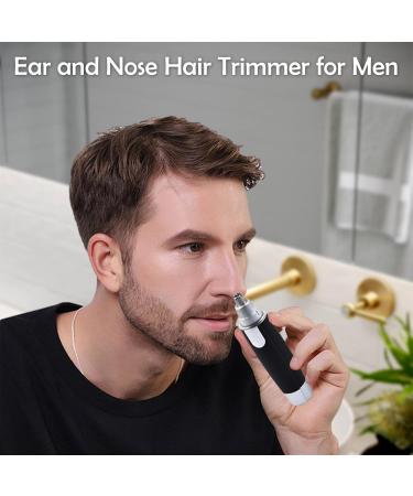 Mens Nose Hair Trimmer Eyebrow Remover Facial Cutter Battery Operated Electric Ear Removal Cutter Grooming Kit for Men Women - Buy Online on GoSupps.com