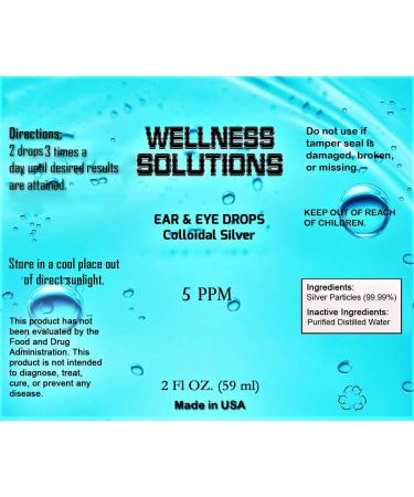 Natural Wellness Ear & Eye Drops - 2 oz Vegan & Gluten-Free Formula - Buy Online on GoSupps.com