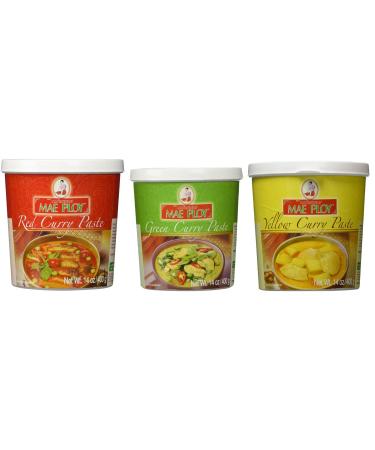 TastePadThai Green, Red and Yellow Box 14 Ounce (Pack of 3)