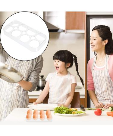 Healeved 3pcs Egg Storage Box Shelf Refrigerator Eggs Fridge Egg Organizer Trays Egg Tray Container Box Food Assorted Colorx3pcs 17.5x8.5x2cmx3pcs - Buy Online on GoSupps.com