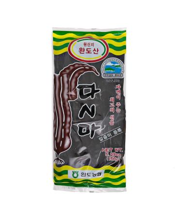 NongHyup Dried Korean Seaweed, Kombu for Dashi Broth, Product of Korea, Naturally Harvested & Dried Kelp, Wando Dashima (150g/5.29 oz),   , 100%  Dried Dashima (Kombu)