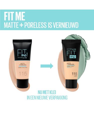 Maybelline Fit Me Matte & Poreless Liquid Makeup No. 355 Pecan - 30ml (1 Pack) | Moisturizing Foundation for All Skin Tones - Buy Online on GoSupps.com