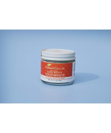 Nelson Naturals Citrus Spice Blend Fluoride-Free Toothpaste 3.3 oz - Natural and Effective - Buy Online on GoSupps.com