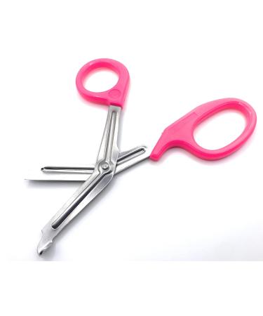 Toolspecific Tuff Cut / Tough Cut 18cm Paramedic Scissors - Bright Fluorescent Pink Medical EMT Multi Purpose