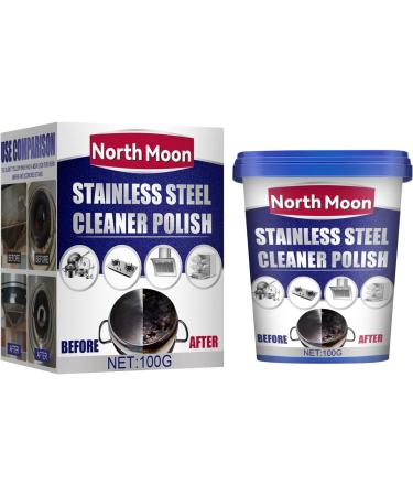 Chuichuagf Stainless Steel Cleaner Paste Stainless Steel Cleaner Paste Cookware Stain Remover and Cleaning Cream for Pots and Pans Non Toxic Formula 3.5 Ounces - Buy Online on GoSupps.com