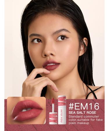 INTO YOU Matte Lipstick - Waterproof, Long Lasting Lip Stain for Lip and Cheek - Non-Stick, Smudge Proof Lip Gloss Makeup (EM16) - Buy Online on GoSupps.com