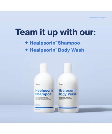 Healpsorin Healthy Hair Psoriasis Conditioner - Camellia Oil, Arginine, Coconut Oil & Vitamin B5 - Relieves Dandruff & Seborrheic Dermatitis - Flake-Free Hair - Buy Online on GoSupps.com