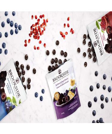 BROOKSIDE Dark Chocolate Acai Blueberry Good Candy for Family to Share 595g Dark Chocolate Acai Blueberry 595 g (Pack of 1) - Buy Online on GoSupps.com