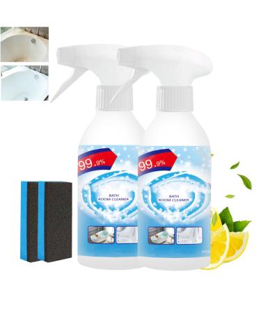 Quanyao Bathroom Cleaning Spray Quanyao Cleaning Spray Multipurpose Cleaning Spray for Bathroom Bathroom Cleaning Spray Cleaning Spray for Tubs and Mirrors 2pcs